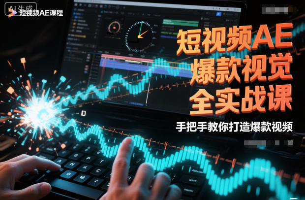 短视频AE爆款视觉全实战课，手把手教你打造爆款视频-喜学网