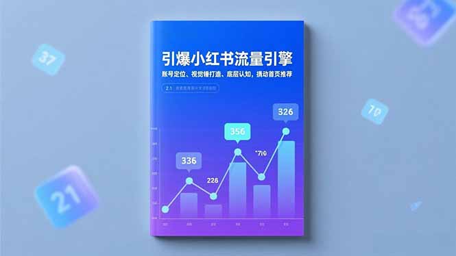 引爆小红书流量引擎，账号定位、视觉锤打造、底层认知，撬动首页推荐-喜学网