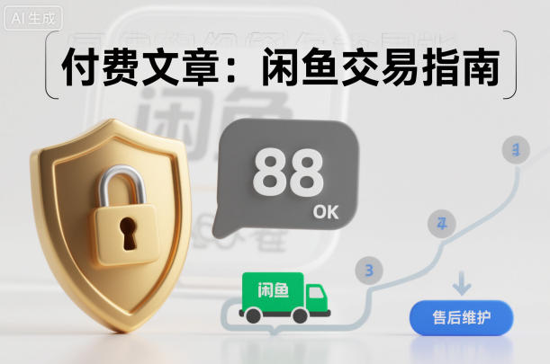 付费文章：闲鱼交易指南，怎么才能降低被坑被马扁的概率-喜学网