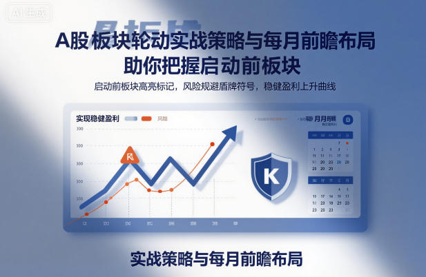 A股板块轮动实战策略与每月前瞻布局，助你把握启动前板块，规避风险，实现稳健盈利-喜学网