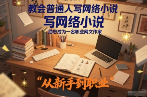教会普通人写网络小说，助您成为一名职业网文作家-喜学网