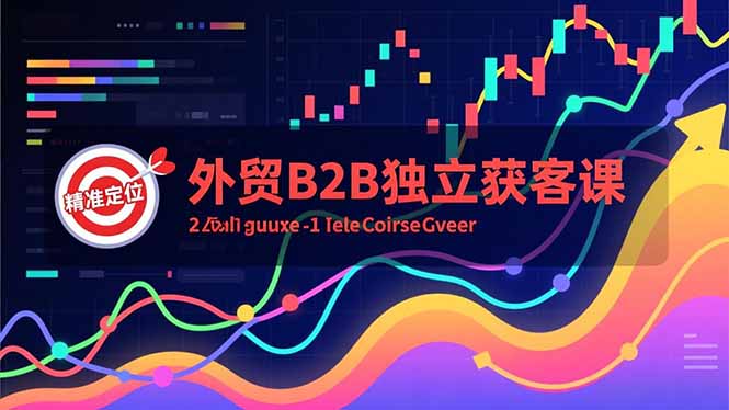 外贸B2B独立获客课，Facebook主页搭建、消息互动广告、精准定位，打造高询盘系统-喜学网